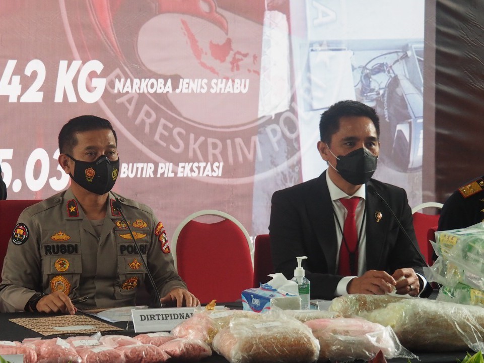 Sebulan Gelar Operasi, Bareskrim dan Bea Cukai Sita 42,3 Kilo Sabu