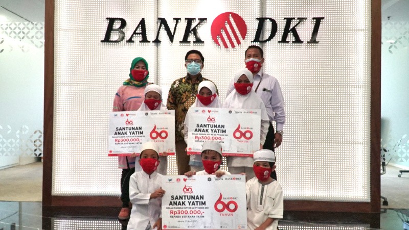 Bank DKI, Melalui CSR Salurkan 180 Juta Untuk Anak Yatim