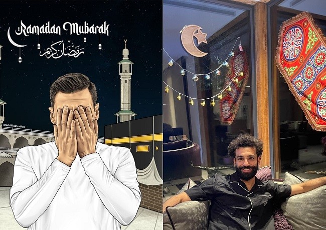 Rayakan Idul Fitri, Ozil dan Mo Salah Sampaikan Pesan Kedamaian untuk Palestina