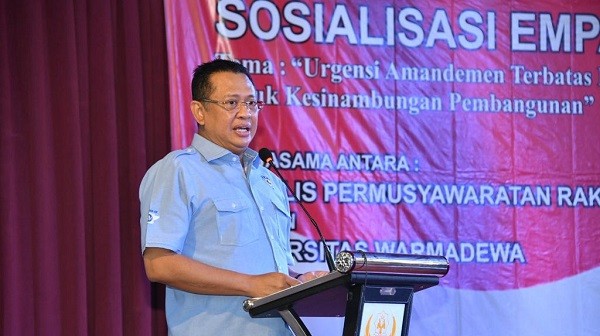 Ketua MPR RI Beri Apresiasi Civitas Akademika Universitas Warmadewa Tentang Ini