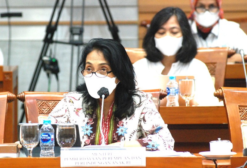 Menteri PPPA Raker Dengan Komisi VIII DPR