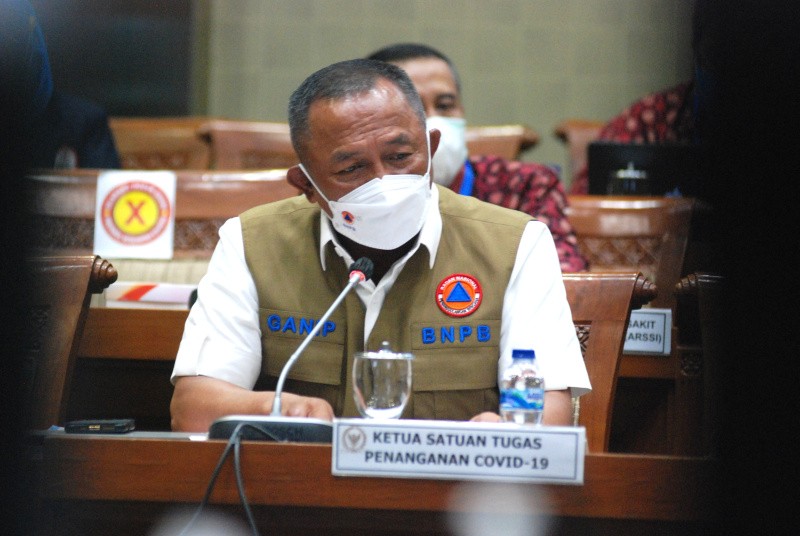 Kepala BNPB Baru Raker Dengan Komisi IX DPR
