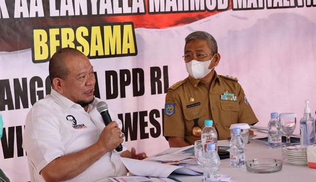 Raker dengan Gubernur, LaNyalla Paparkan Strategi DPD RI Dukung Pemulihan Sulbar 