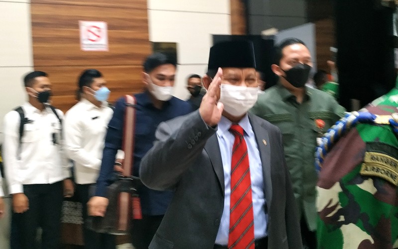 Menhan RI Raker Dengan Komisi I DPR