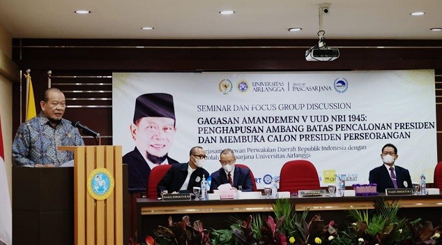 Hak Non-Partisan Dikebiri Amandemen Terdahulu, LaNyalla: DPD Bisa Ajukan Capres Itu Rasional