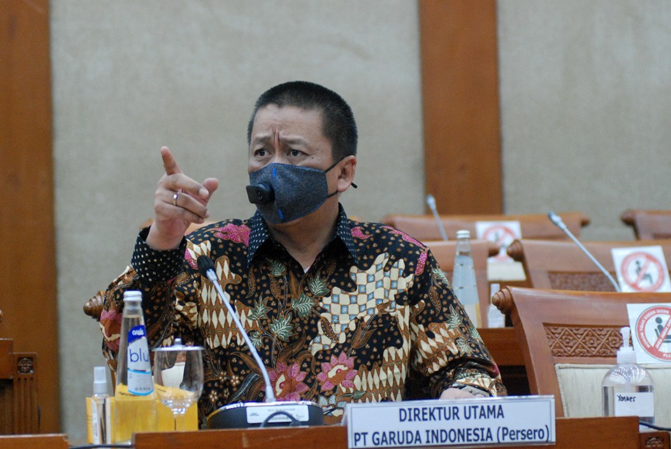 Komisi VI DPR Raker Dengan Dirut Garuda Indonesia