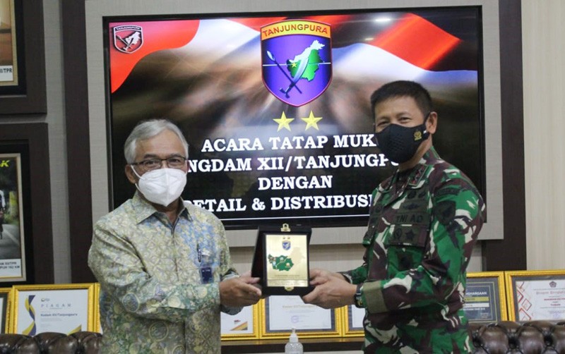 BTN Audiensi ke Pangdam Tanjungpura.