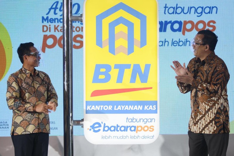 BTN Gandeng Pos Indonesia Luncurkan E'Batarapos