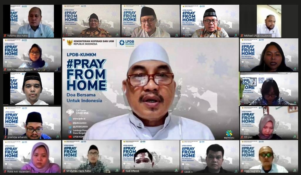 LPDB-KUMKM Gelar Doa Bersama Harap Covid-19 Segera Berakhir