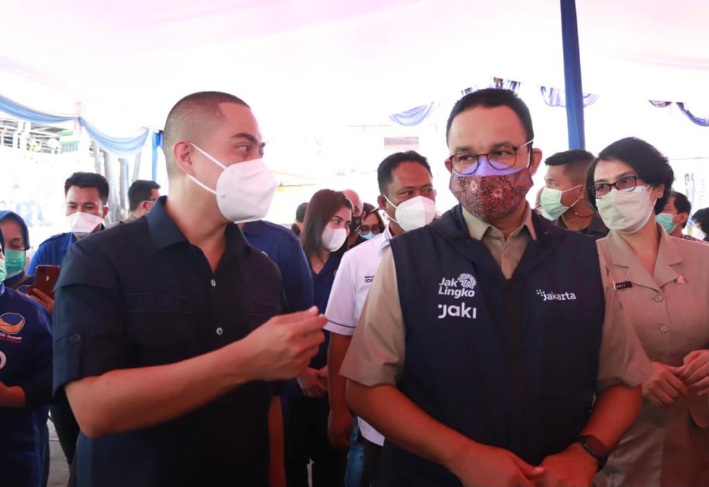 Anies Apresiasi Peran NasDem Gencarkan Vaksinasi di DKI