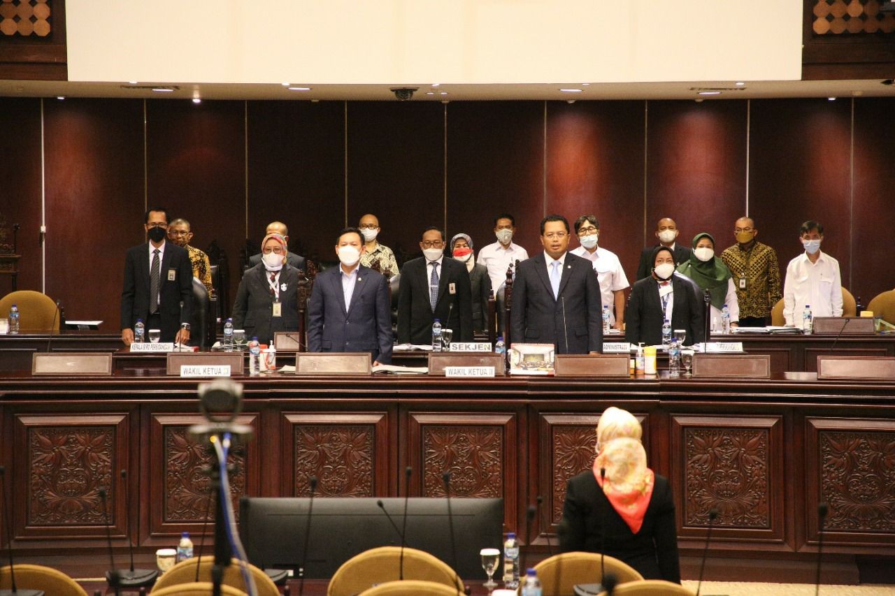 DPD RI Gelar Sidang Paripurna Untuk Menyampaikan Hasil Penyerapan Aspirasi Di Daerah
