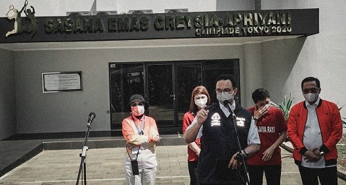 Tak Hanya Berikan Uang, Anies Resmikan Gedung Sasana Emas Greysia-Apriyani