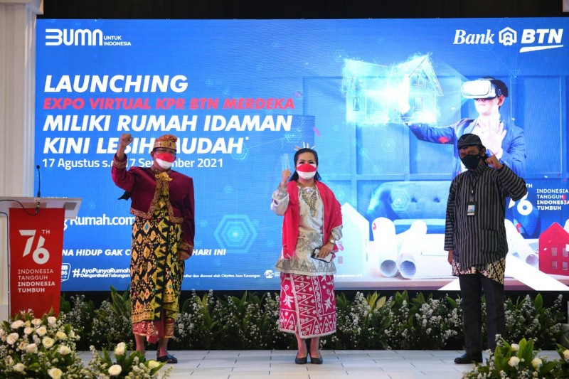 BTN Tawarkan Bunga 4,5 % Di Pameran Virtual KPR BTN Merdeka