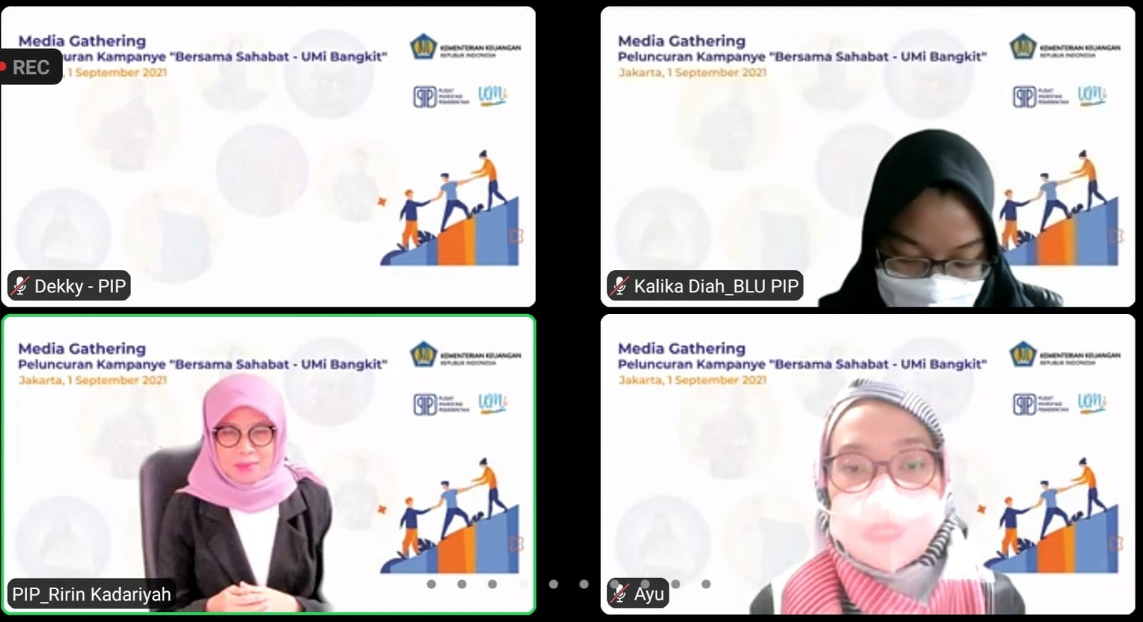Tingkatkan Ekosistem Pinjaman Pelaku Usaha, PIP Kemenkeu Luncurkan Kampanye 'Bersama Sahabat – UMi Bangkit'