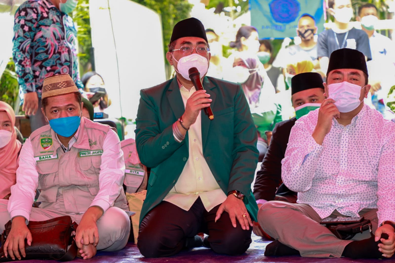 Kunjungi Korban Kebakaran Kebon Kosong, Gus Jazil: Pemerintah Harus Memikirkan Masa Depan Mereka