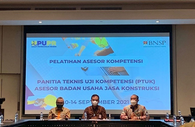 Tingkatkan Kualitas Usaha Jasa Konstruksi, Kementerian PUPR Gelar Pelatihan Asesor 