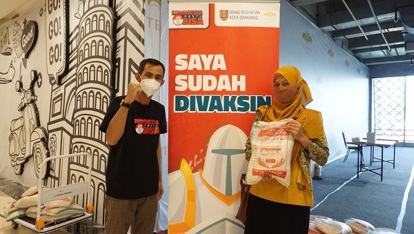 Dukung Program Vaksinasi, Gerakan Indonesia Pasti Bisa Buka Sentra Vaksinasi di Kota Semarang