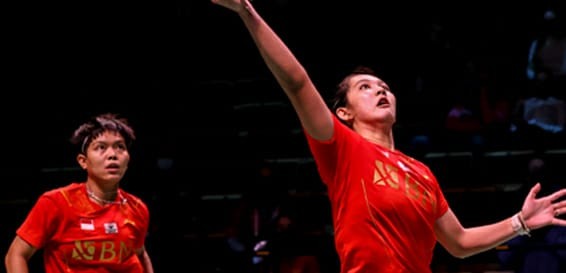 Ganda Putri Fadia-Ribka Tampil Sempurna Pada Debutnya di Sudirman Cup 2021