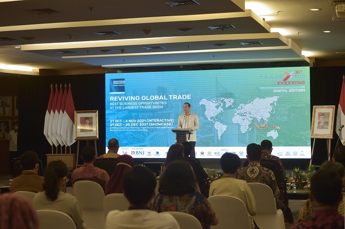 Luncurkan Trade Expo Indonesia ke-36 Digital Edition, Mendag: Upaya Pemerintah Hidupkan Kembali Perdagangan Global