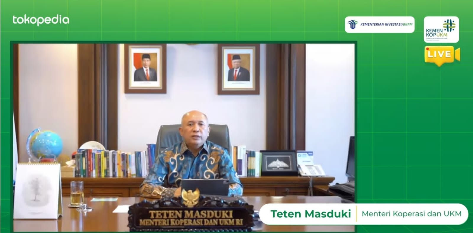 Kemenkop Gandeng Tokopedia untuk  Akselerasi Pemanfaatan Teknologi   Dunia Usaha