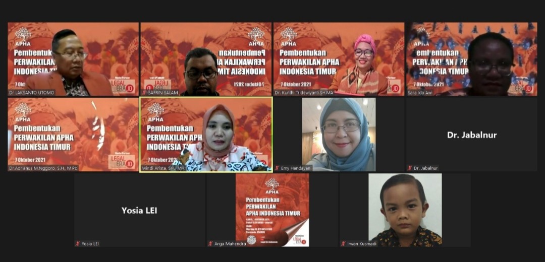 Terpilih Jadi Ketua Perwakilan APHA Indonesia Timur, Dekan FH Uncen Fokus kepastian Hukum Adat