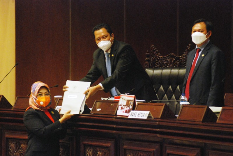Sidang Paripurna DPD RI ke-4 Masa Sidang I, Tahun 2021-2022