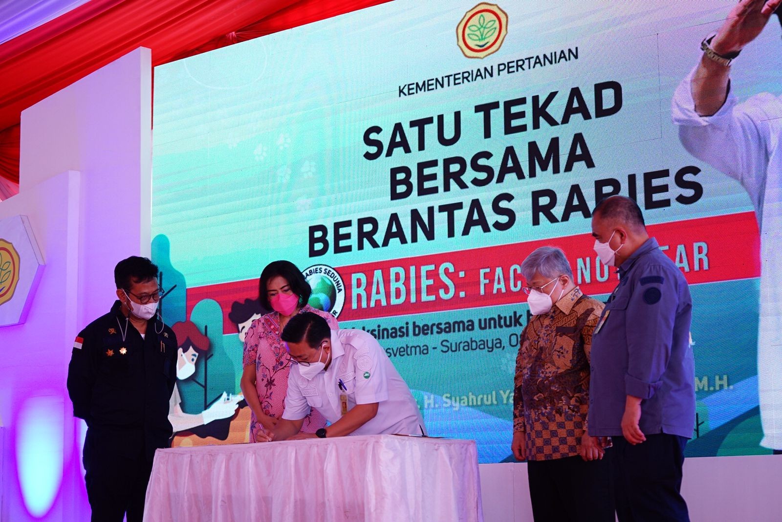 Mentan SYL Canangkan Indonesia Bebas Rabies Tahun 2030
