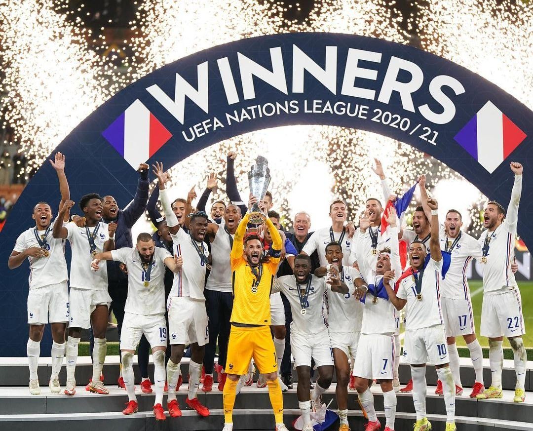 Kalahkan Spanyol 2-1, Prancis Juara UEFA Nations League 2021