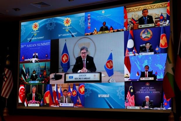 KTT ASEAN Dimulai, Junta Myanmar Tak Kirimkan Perwakilan