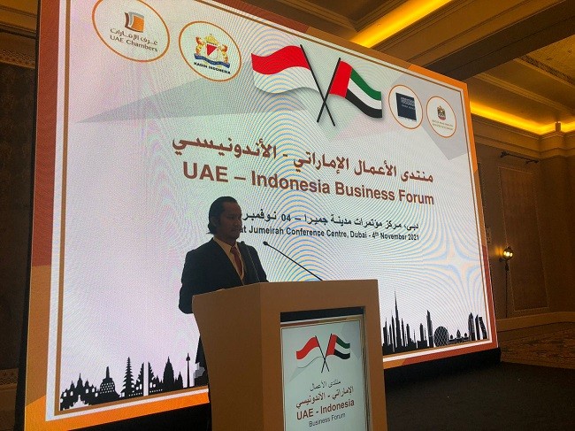 Forum Bisnis RI-UEA, Finsensius Mendrofa Sebut Kadin Ingin Tarik Investor ke Indonesia