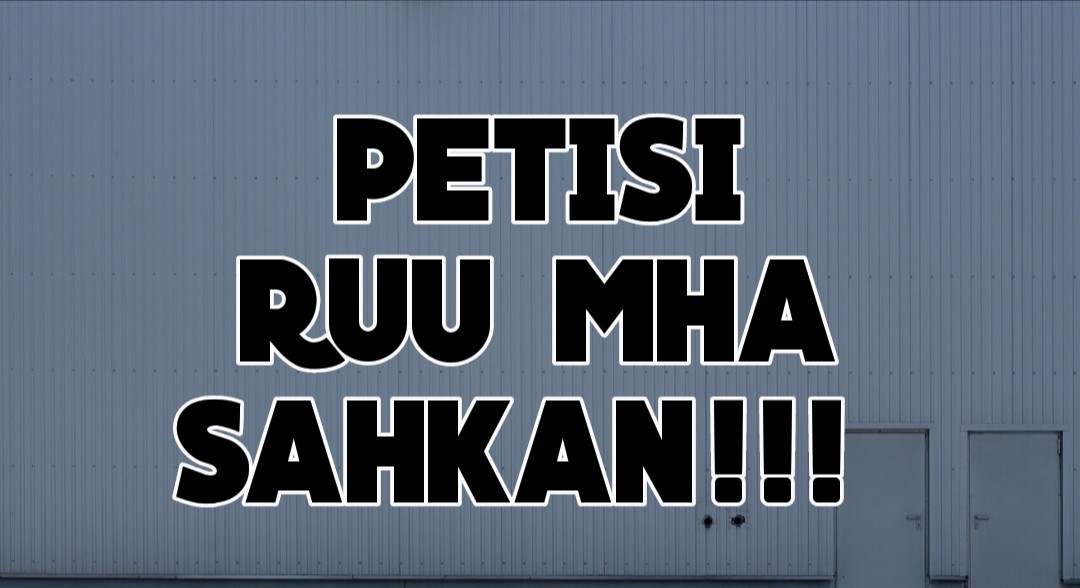 APHA Indonesia Gelar Petisi Sahkan RUU MHA