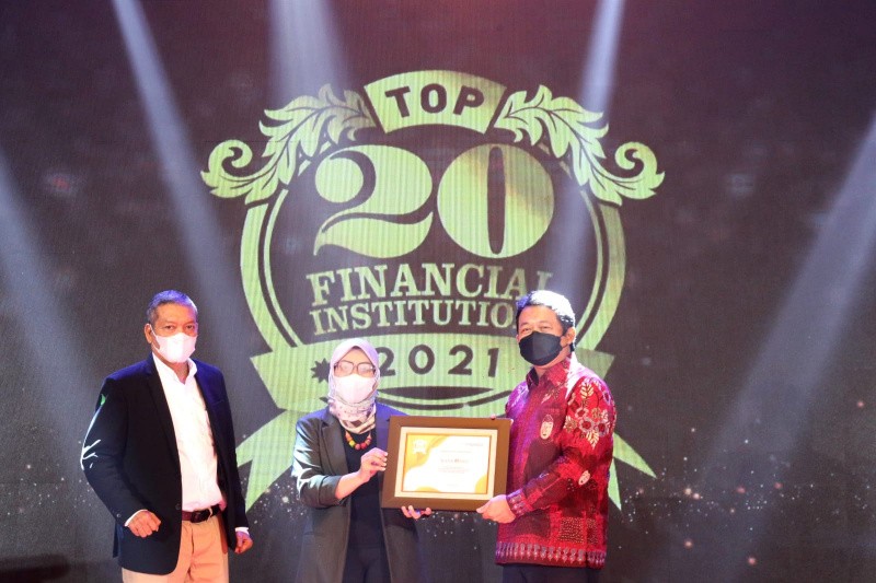 Bank DKI Terima Penghargaan Bank Terbaik Top 20 Financial
