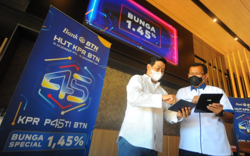 Hut KPR Ke 45, BTN Luncurkan Program Suku Bunga 1,45 %