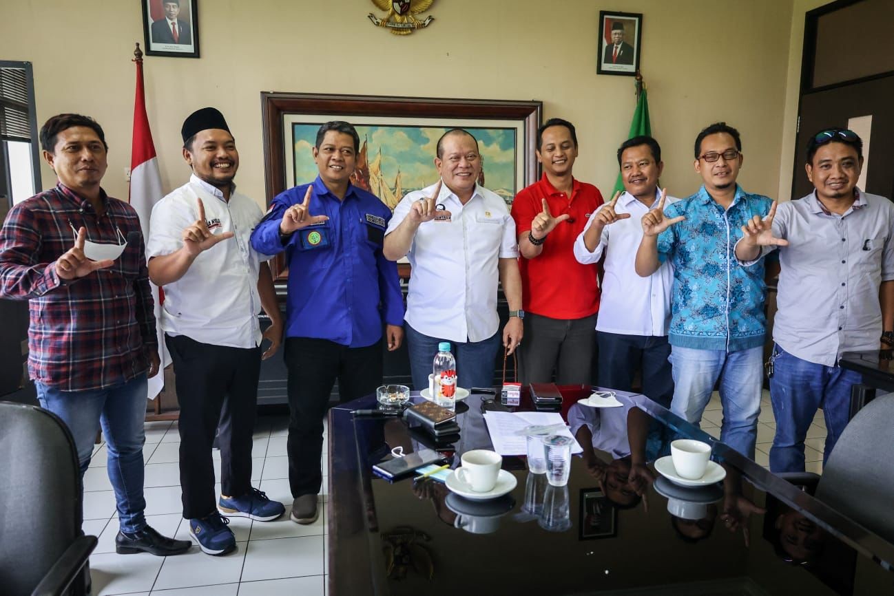 Bertemu LaNyalla, PPBS Soroti Putusan MK tentang UU Cipta Kerja dan UMP Jatim