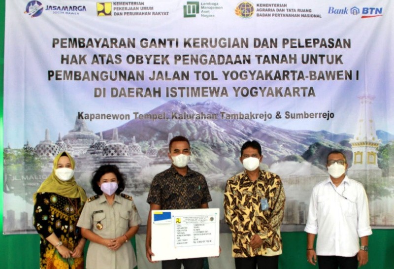 BTN Salurkan Dana Pembayaran Ganti Rugi Pembebasan Lahan Tol Bawen