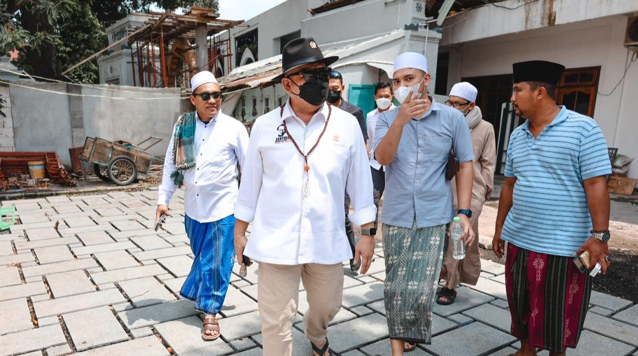 LaNyalla Tinjau Pembangunan Kompleks Masjid Agung Sunan Ampel Surabaya