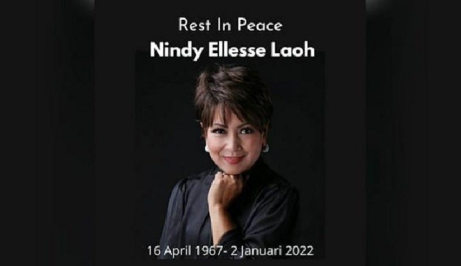 Kabar Duka, Penyanyi Senior Nindy Ellesse Laoh Tutup Usia
