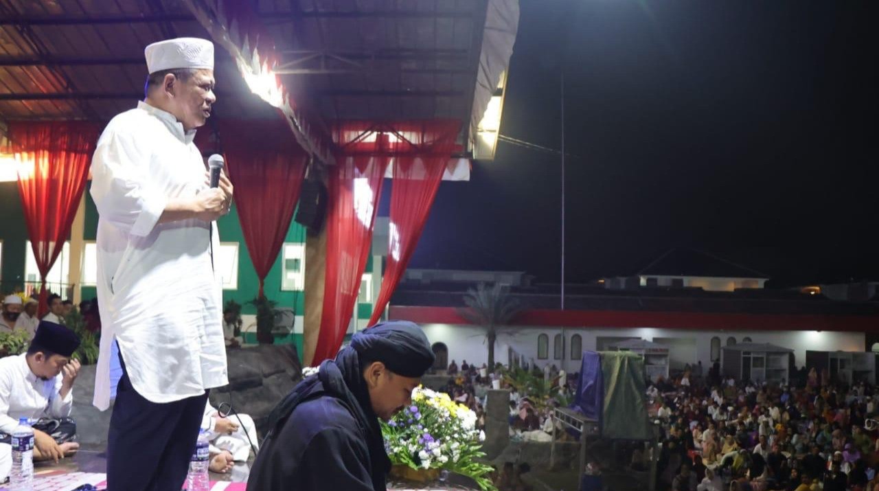 Hadiri Tabligh Akbar Manakib, LaNyalla Sampaikan Pentingnya Keyakinan untuk Capai Tujuan