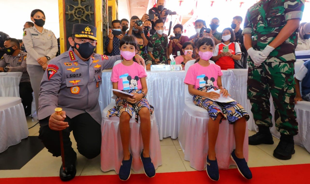 Kejar Target 70 Persen, Kapolri Minta Forkopimda Maluku Terus Lakukan Akselerasi Vaksinasi