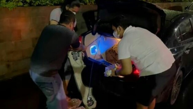 Usai Tabrak Mobil, Honda Civic Modifikasi Bawa Puluhan Sabu Diamankan Polisi