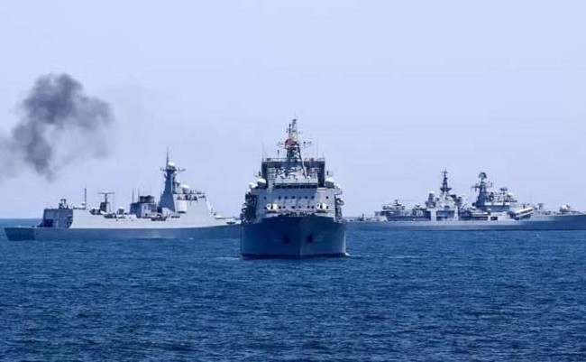 Wow...Rusia, China dan Iran Gelar Latihan Militer Bersama di Samudera Hindia