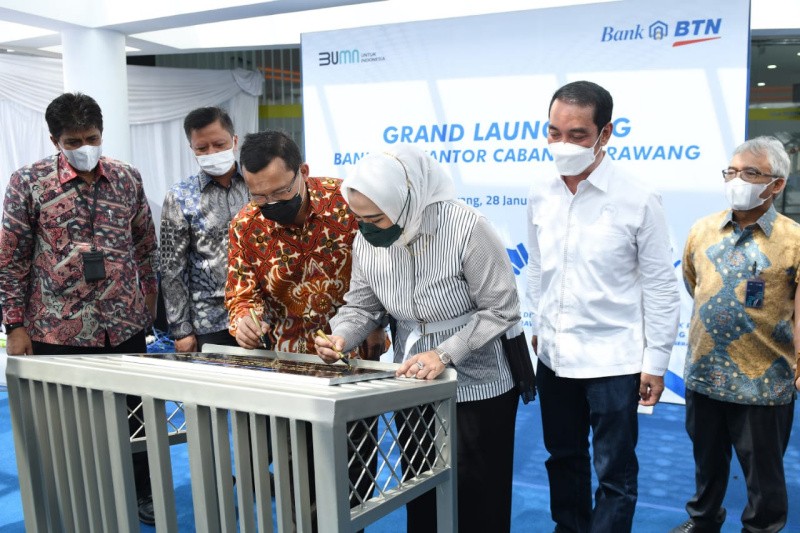 Peresmian Kantor Cabang Bank BTN Karawang