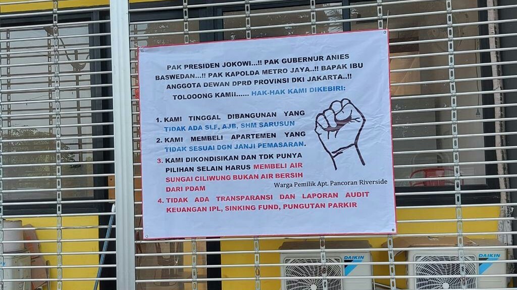 Tak Sesuai Janji Pemasaran, Pembeli Apartemen di Pancoran Laporkan Pengembang