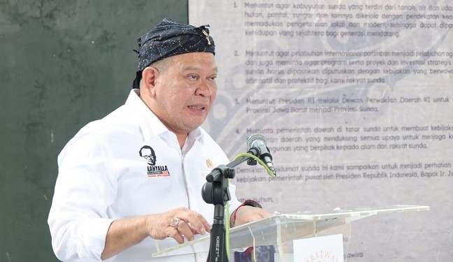 LaNyalla Dukung Perubahan Nama Provinsi Jawa Barat Jadi Provinsi Sunda