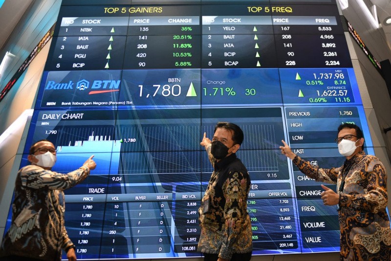 HUT BTN 72. Saham Dibuka Menguat Hampir 3%