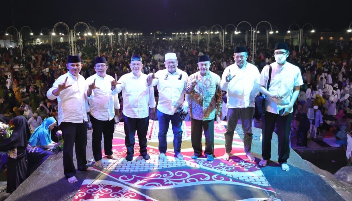 Dzikir Manaqib Ponpes Al-Baghdadi Karawang, LaNyalla: Istiqomah Kunci Keberhasilan