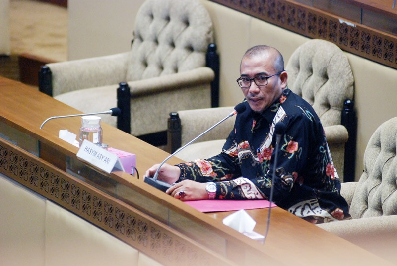 Hasyim Asy'ari Ikuti Fit and Proper Test Calon KPU Pusat