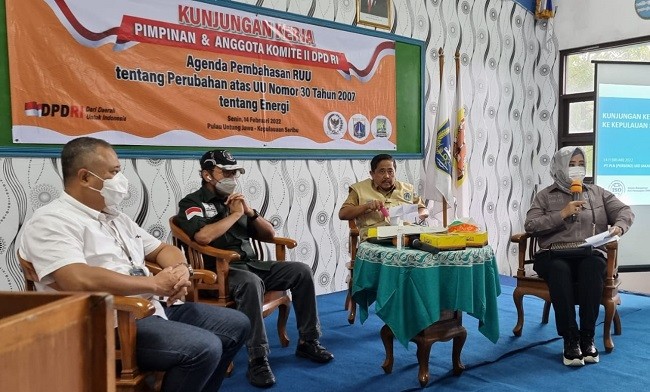 Susun RUU Perubahan Tentang UU Energi, Komite II DPD RI Kunker ke Pulau Untung Jawa