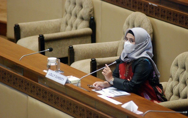 Lolly Suhenty Ikuti Fit And Proper Test  Calon Anggota Bawaslu Pusat
