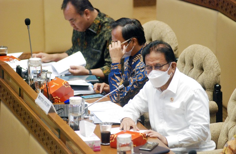Menteri ATR/BPN Sofyan Djalil Raker Dengan Komisi II DPR RI